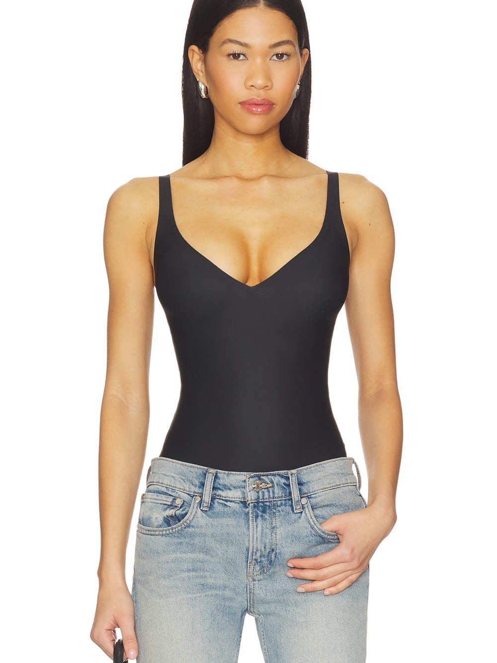 Skims body plunge bodysuit color onyx - Picture 2 of 8
